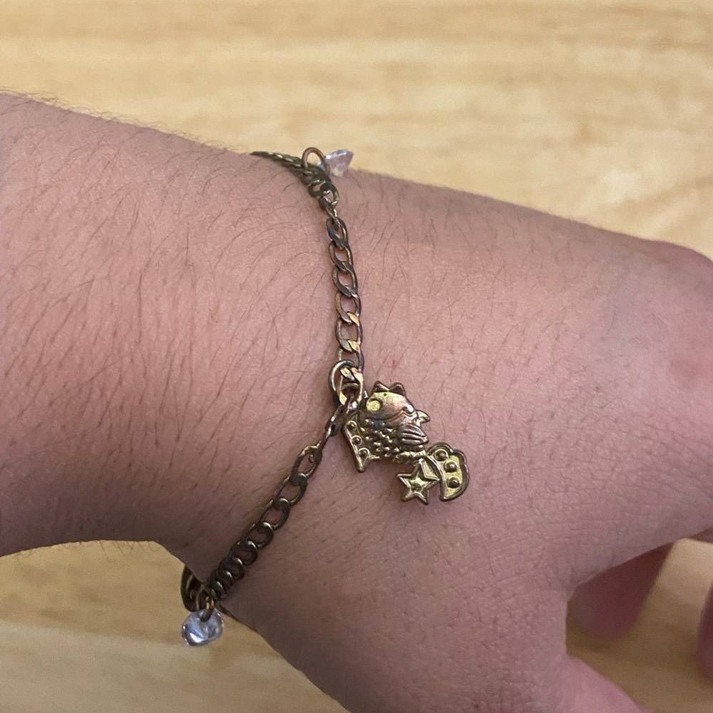 Gold Charm Bracelet